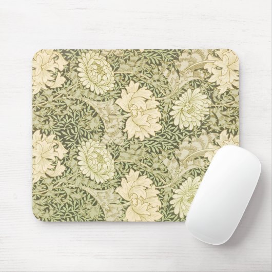 Chrysanthemum pattern (1877) von William Morris Mousepad (Mit Mouse)