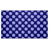 Chrysanthemum Pattern - Deep Navy Blue Stoff (Fat Quarter (45,7 x 55,9 cm))