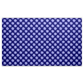 Chrysanthemum Pattern - Deep Navy Blue Stoff (Yard (91,4 cm))