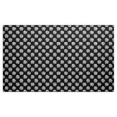 Chrysanthemum Pattern - Monochrome auf schwarz Stoff (Yard (91,4 cm))