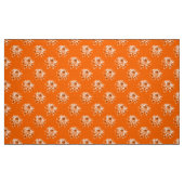 Chrysanthemum Pattern - Orange Stoff (Fat Quarter (45,7 x 55,9 cm))
