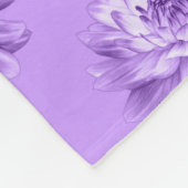 Chrysanthemum Pattern - Ostern Lila Fleecedecke (Ecke)