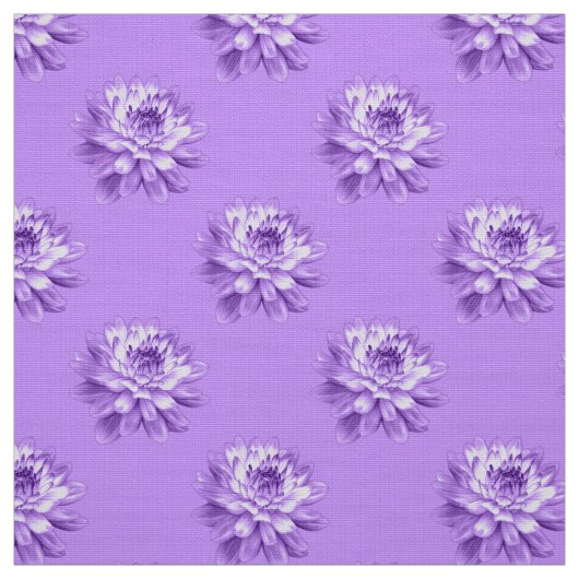 Chrysanthemum Pattern - Ostern Lila Stoff (Muster)