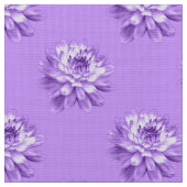 Chrysanthemum Pattern - Ostern Lila Stoff (Nahaufnahme)