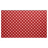 Chrysanthemum Pattern - Ruby Red Stoff (Yard (91,4 cm))