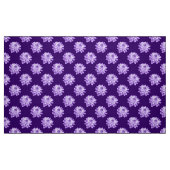 Chrysanthemum Pattern - Tief Lila Stoff (Fat Quarter (45,7 x 55,9 cm))