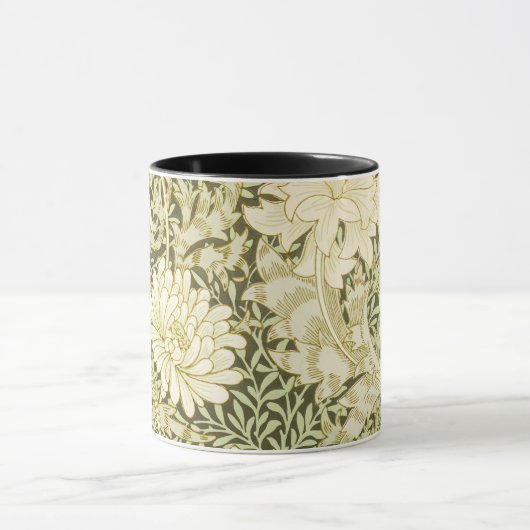 Chrysanthemum pattern - William Morris Tasse (Zentrum)