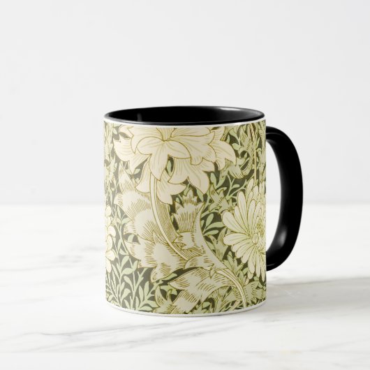 Chrysanthemum pattern - William Morris Tasse (VorderseiteRechts)
