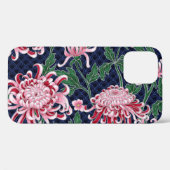 Chrysanthemum Peonies Vintag Pattern Case-Mate iPhone Hülle (Rückseite (Horizontal))