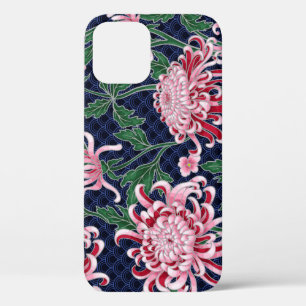 Chrysanthemum Peonies Vintag Pattern Case-Mate iPhone Hülle
