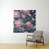 Chrysanthemum Peonies Vintag Pattern Wandteppich (Beispiel)