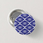 chrysanthemum petals badge button (Vorne & Hinten)