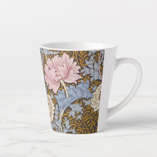 Chrysanthemum Pink Floral William Morris Milchtasse (Rechts)