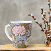 Chrysanthemum Pink Floral William Morris Milchtasse