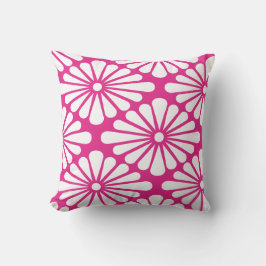 Chrysanthemum [pink] - Japanese Pattern Kissen