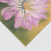 Chrysanthemum Pink und Cream Pastel Floral Seidenpapier (Ausschnitt)