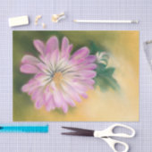 Chrysanthemum Pink und Cream Pastel Floral Seidenpapier (Handwerk)