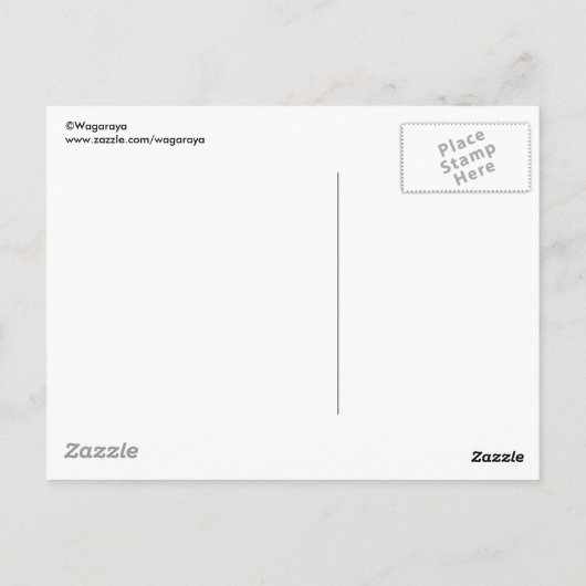 Chrysanthemum Postkarte (Rückseite)