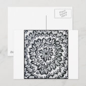 Chrysanthemum Postkarte (Vorne/Hinten)