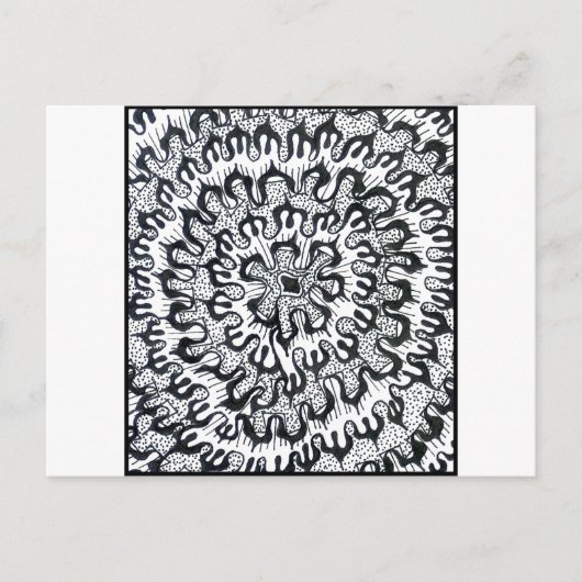 Chrysanthemum Postkarte (Vorderseite)