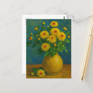 Chrysanthemum Postkarte