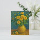 Chrysanthemum Postkarte (Stehend Vorderseite)