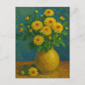 Chrysanthemum Postkarte (Vorderseite)