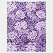 Chrysanthemum Purple Fleecedecke (Vorderseite)