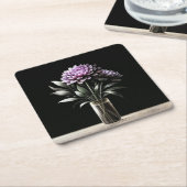 Chrysanthemum Rechteckiger Pappuntersetzer (angewinkelt)