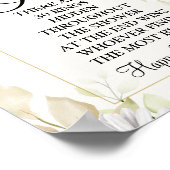 Chrysanthemum Ring Brautparty Poster (Ecke)