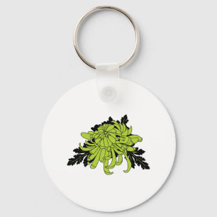Chrysanthemum Schlüsselanhänger