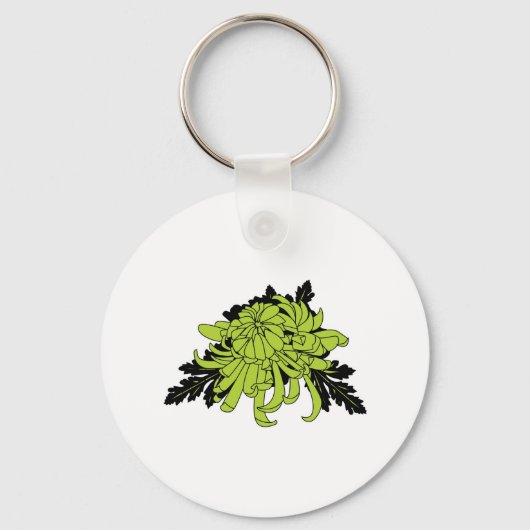 Chrysanthemum Schlüsselanhänger (Vorderseite)