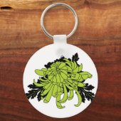 Chrysanthemum Schlüsselanhänger (Vorderseite)