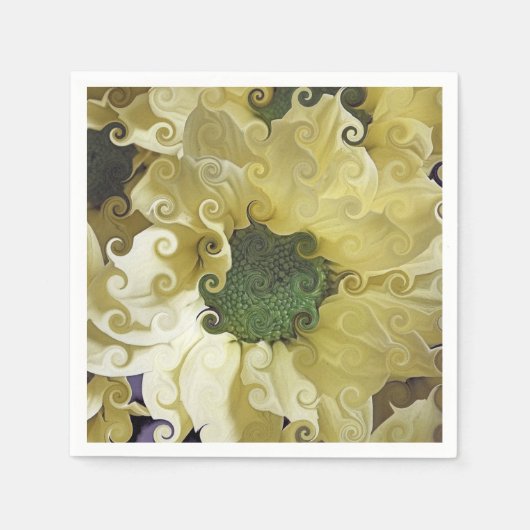 CHRYSANTHEMUM SERVIETTE (Vorderseite)