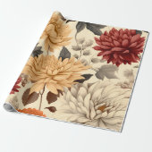 Chrysanthemum Symphony Geschenkpapier (Ungerollt)