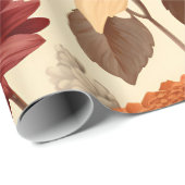 Chrysanthemum Symphony Geschenkpapier (Rolleneckpunkt)