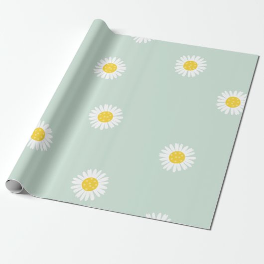 Chrysanthemum Texturwrapping Paper Geschenkpapier (Ungerollt)