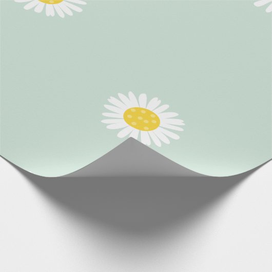 Chrysanthemum Texturwrapping Paper Geschenkpapier (Ecke)