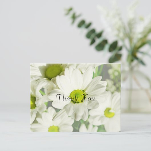 Chrysanthemum Vielen Dank Postkarte (Stehend Vorderseite)