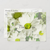 Chrysanthemum Vielen Dank Postkarte (Vorne/Hinten)
