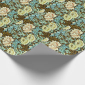 Chrysanthemum, Vintag William Morris, Geschenkpapier (Ecke)