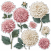 Chrysanthemum Vinyl Cut Stickers Aufkleber (Vorderseite)