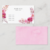 Chrysanthemum Visitenkarte (Vorne/Hinten)