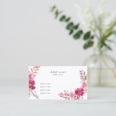 Chrysanthemum Visitenkarte (Stehend Vorderseite)