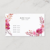 Chrysanthemum Visitenkarte (Vorderseite)