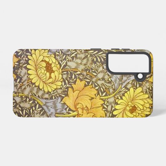 chrysanthemum von William Morris Card Samsung Galaxy Hülle (Rückseite (Horizontal))