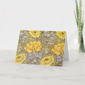 Chrysanthemum von William Morris Karte (Vorderseite)