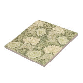 Chrysanthemum von William Morris, Vintag Art Fliese (Seite)