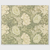 Chrysanthemum von William Morris, Vintag Art Geschenkpapier (Flach)