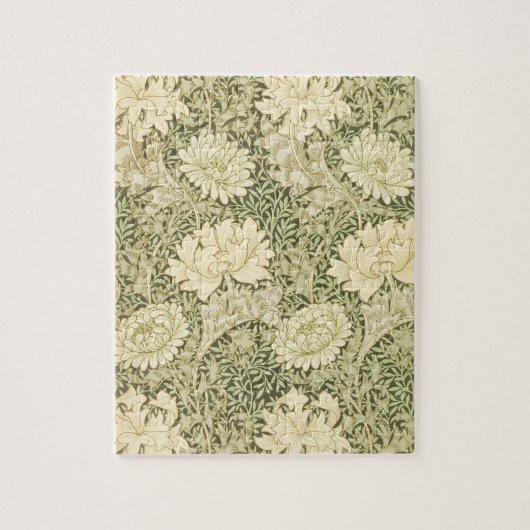 Chrysanthemum von William Morris, Vintag Art Puzzle (Vertikal)